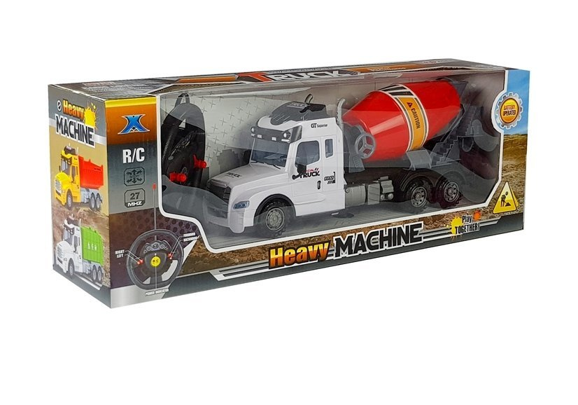 Žaislinė betono maišyklė su pulteliu lean toys