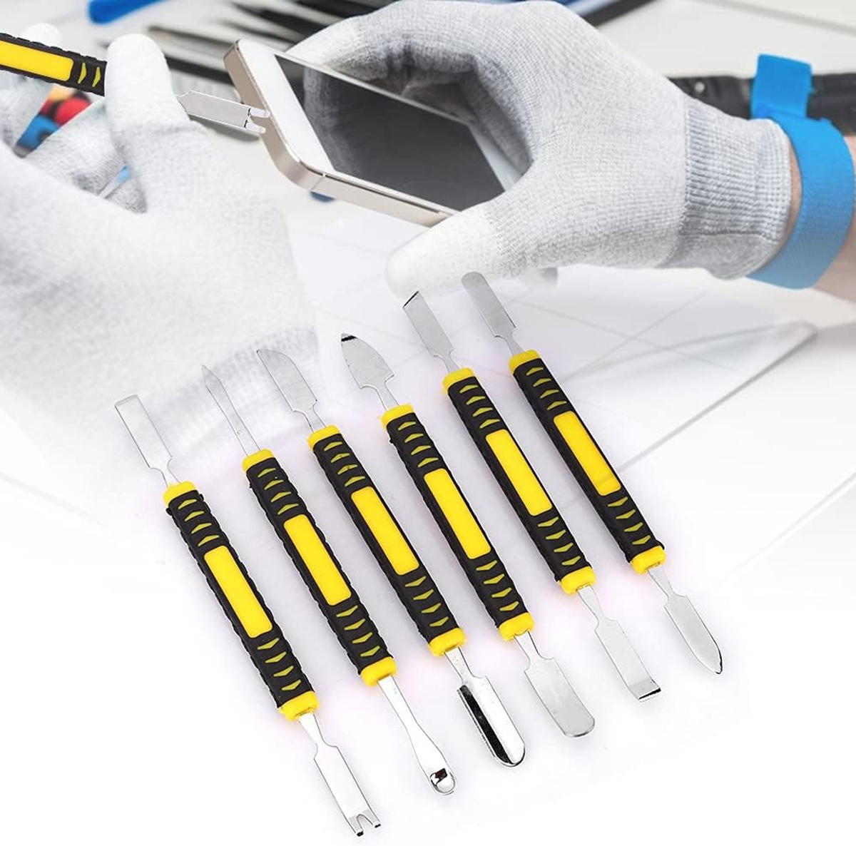 Įrankių rinkinys elektronikos prietaisams, 12 funkcijų, 15 cm