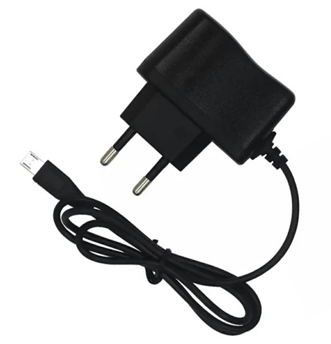Įkroviklis su microusb jungtimi, juodas