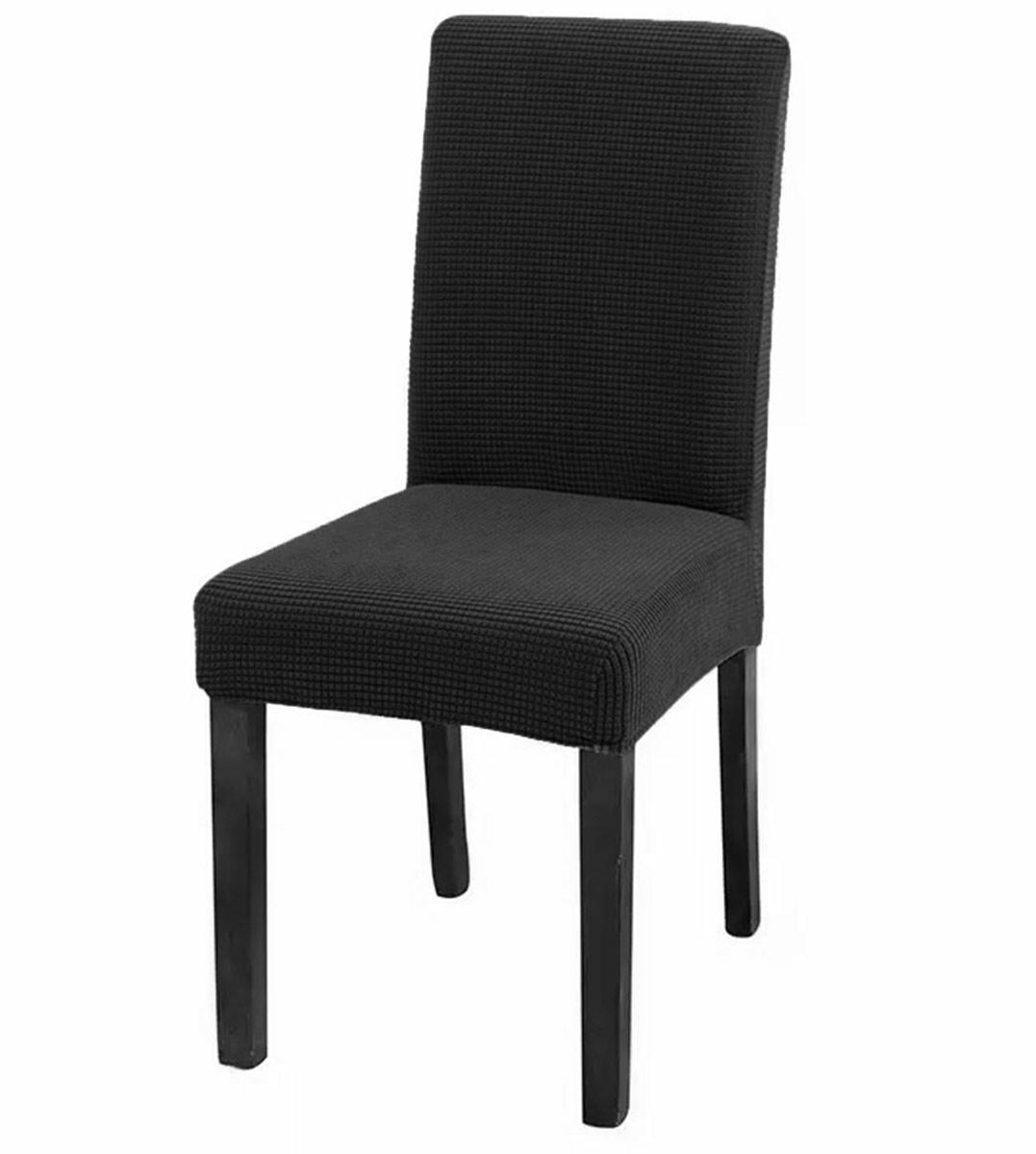 Kėdės užvalkalas, juodas, 48-62 cm aukščio