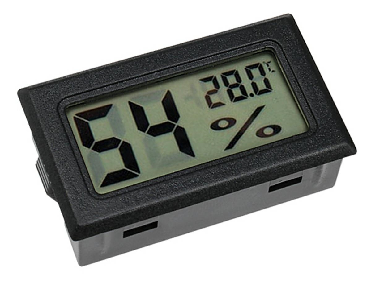Elektroninis higrometras termometras su lcd ekranu