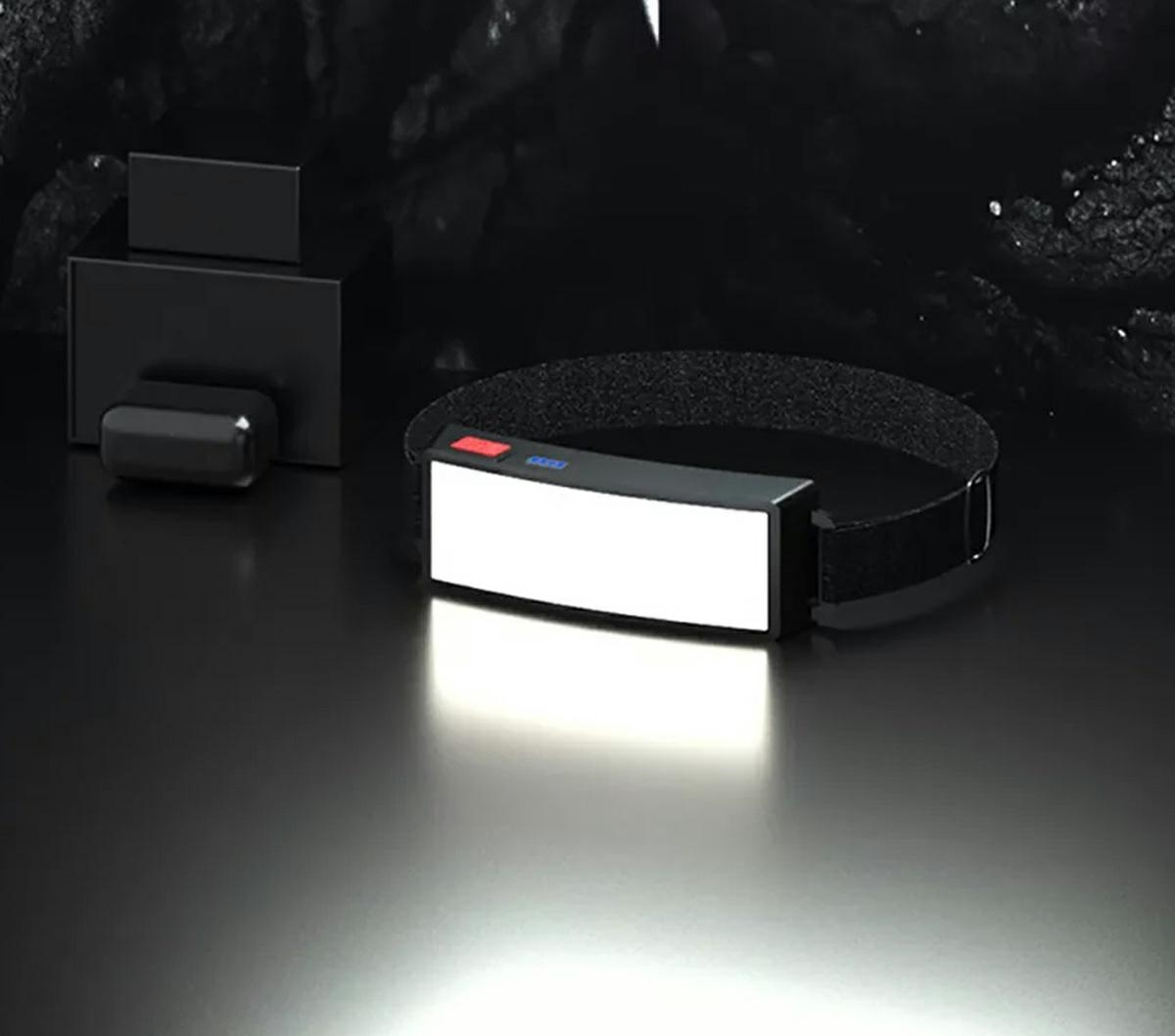 Žibintuvėlis ant galvos led cob zd84, 500 lm, ipx4