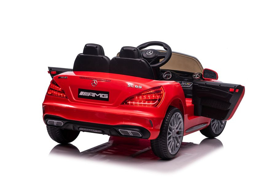 Elektromobilis vaikams lean cars mercedes sl65 s, raudonas
