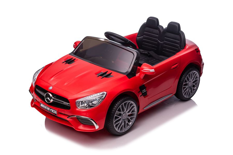 Elektromobilis vaikams lean cars mercedes sl65 s, raudonas