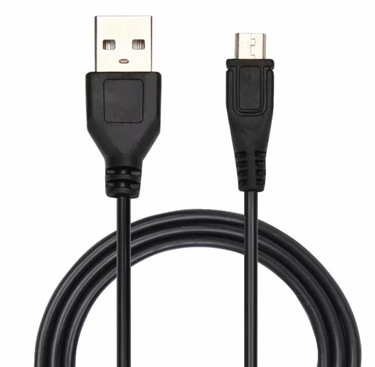 Usb-microusb kabelis, 1 m, juodas
