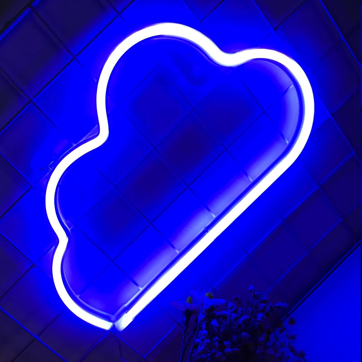 Led lempa debesies formos