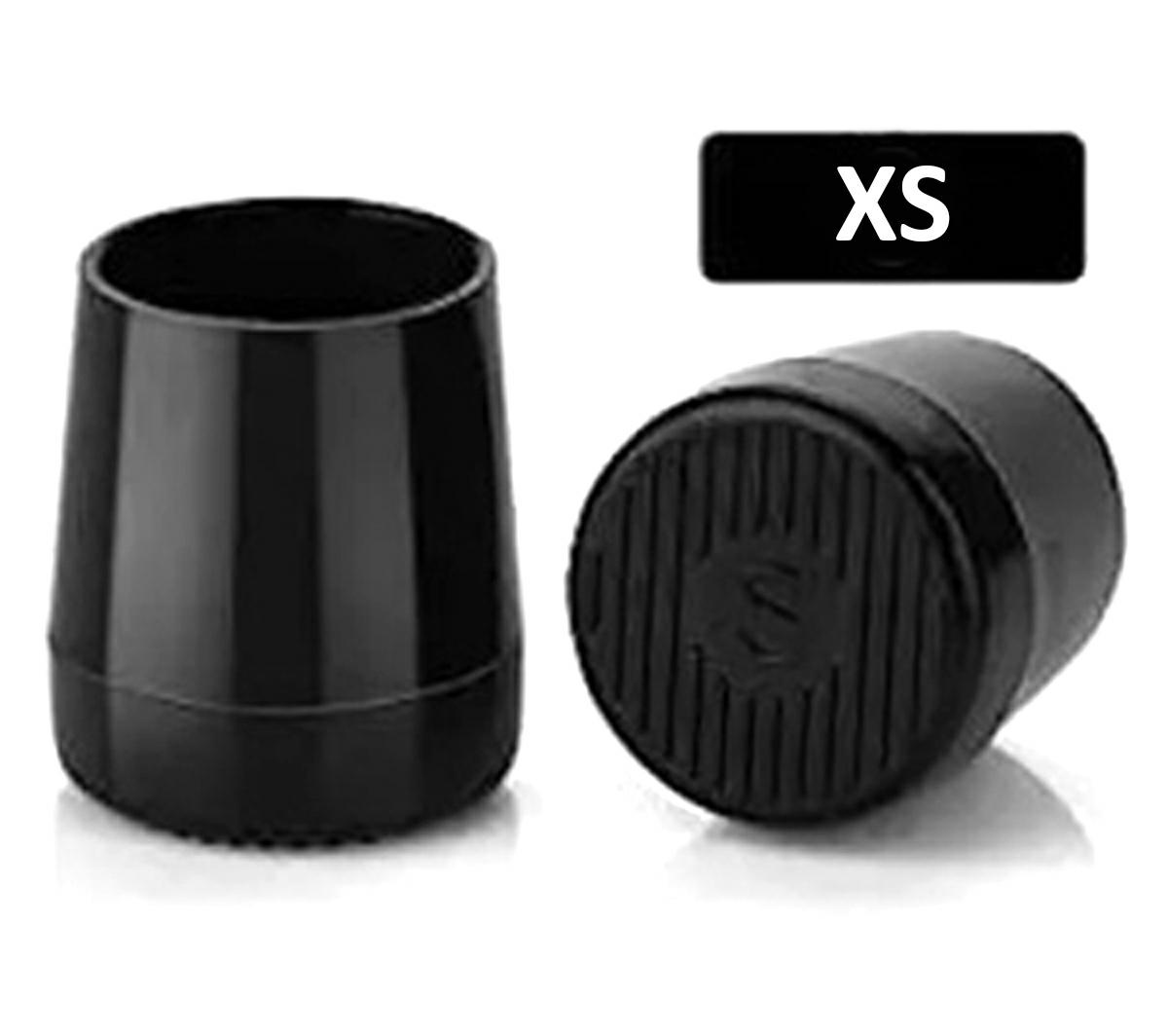 Apsauginės silikoninės pagalvėlės aukštakulniams xs, juodos