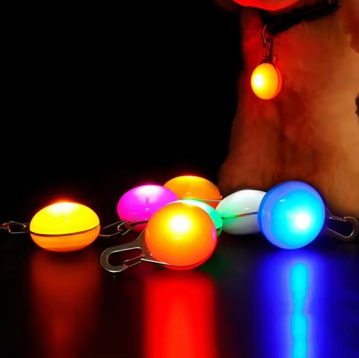 Šviečiantis led pakabukas šuns antkakliui