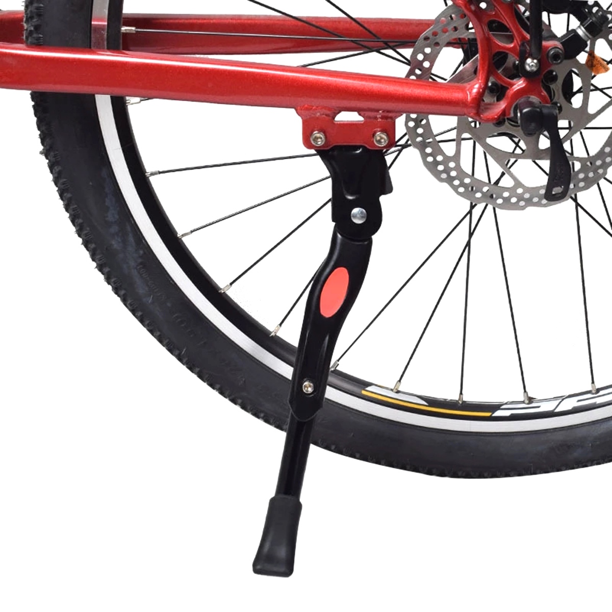 Dviračio atrama, reguliuojama, aliuminė, 26-30 cm, juoda 2