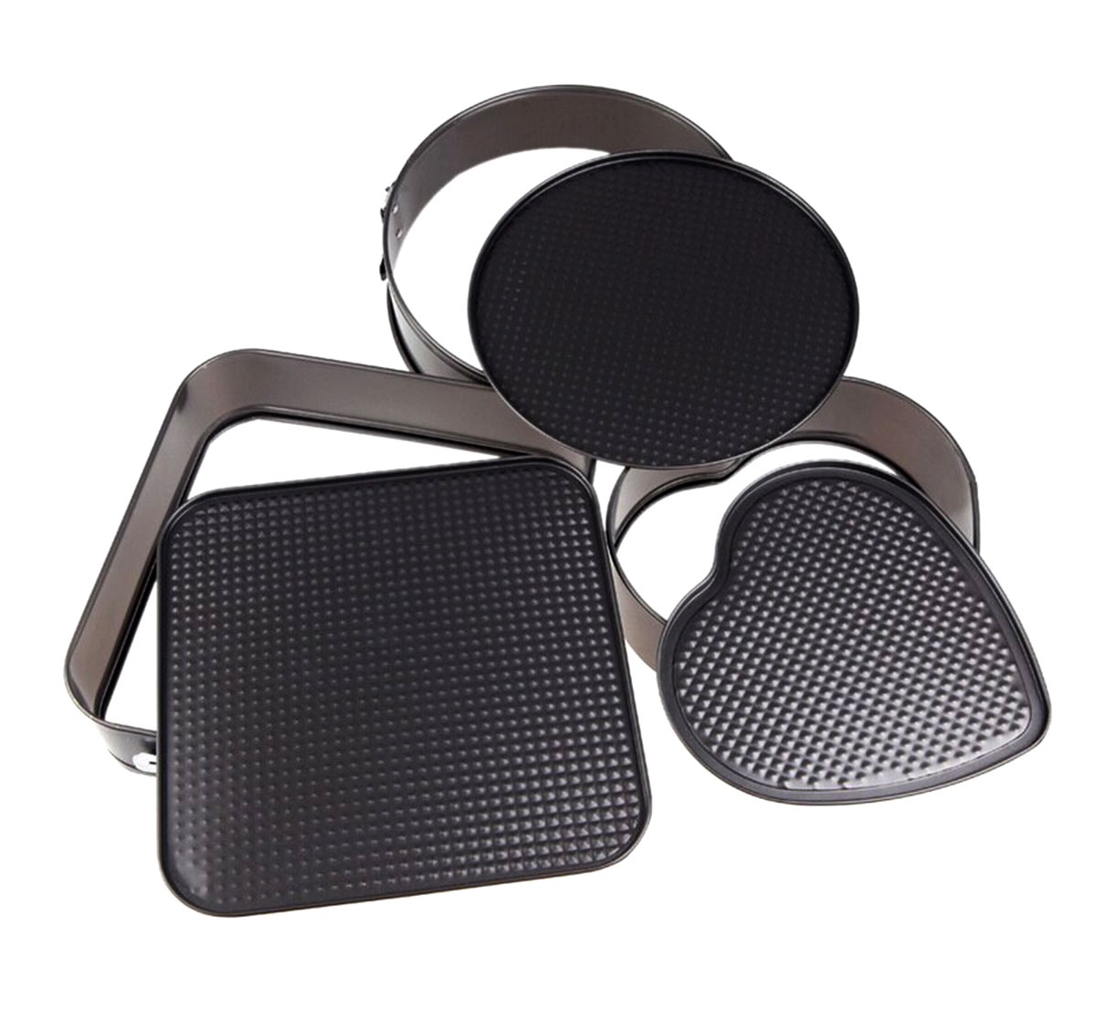 Metalinių kepimo formų rinkinys ag670a, 3 vnt.