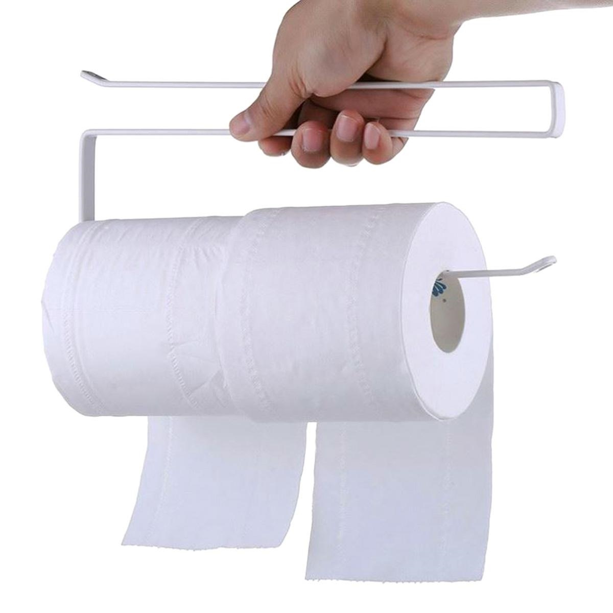 Metalinė popierinių rankšluosčių pakaba ag704, balta, 26,5 cm