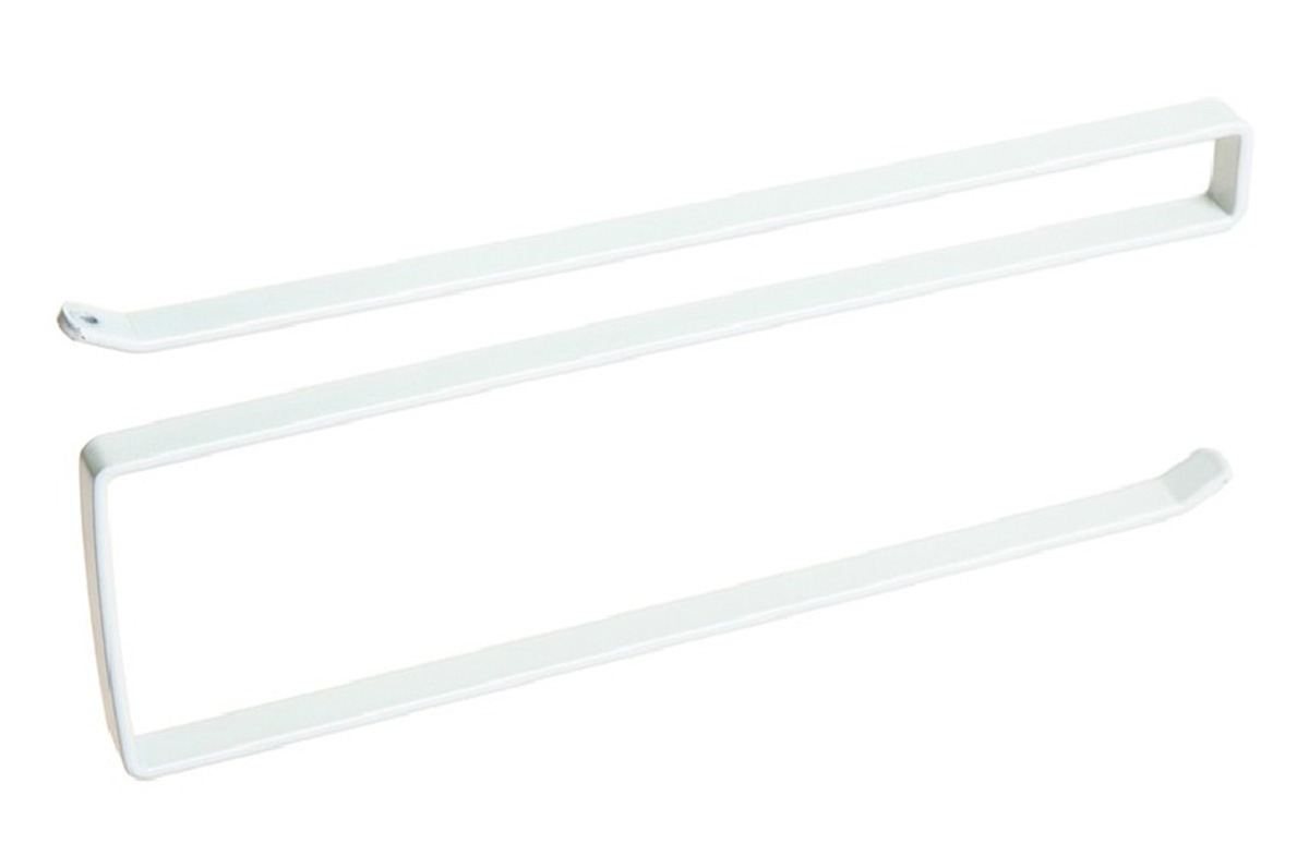 Metalinė popierinių rankšluosčių pakaba ag704, balta, 26,5 cm