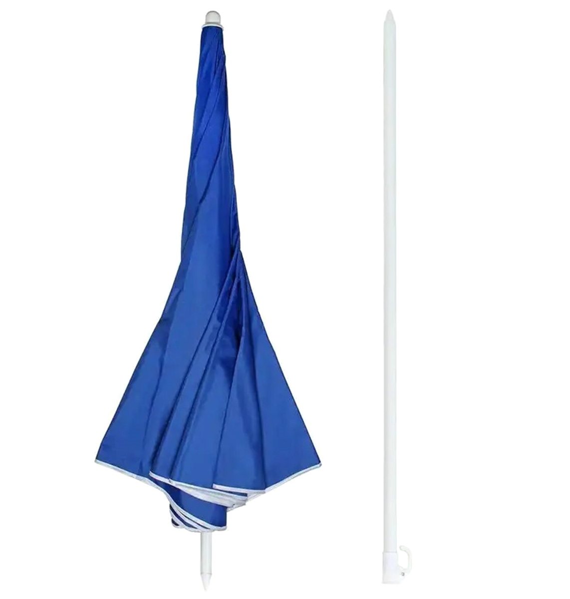 Skėtis nuo saulės 160 cm, mėlynas