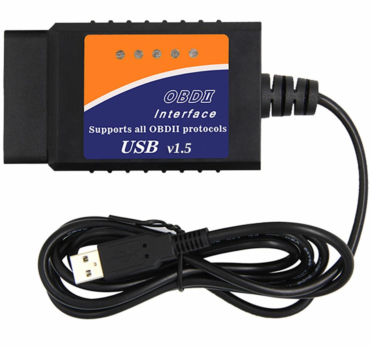 Automobilio diagnostikos įrenginys elm 327