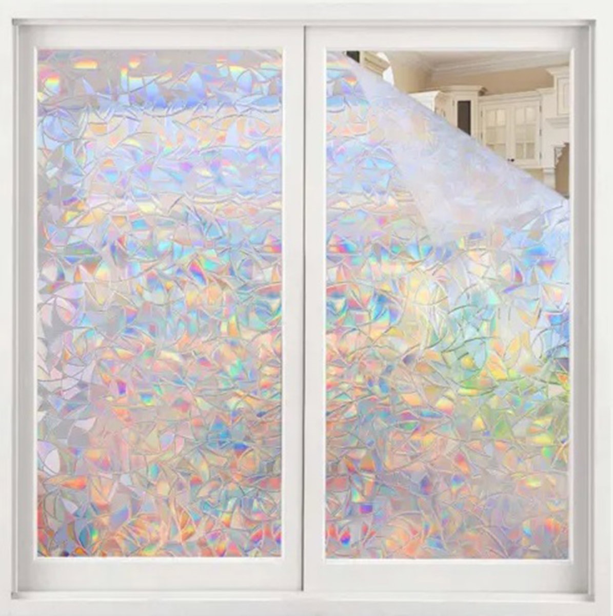 Langų plėvelė ag977, 200x45 cm, vitražo imitacija