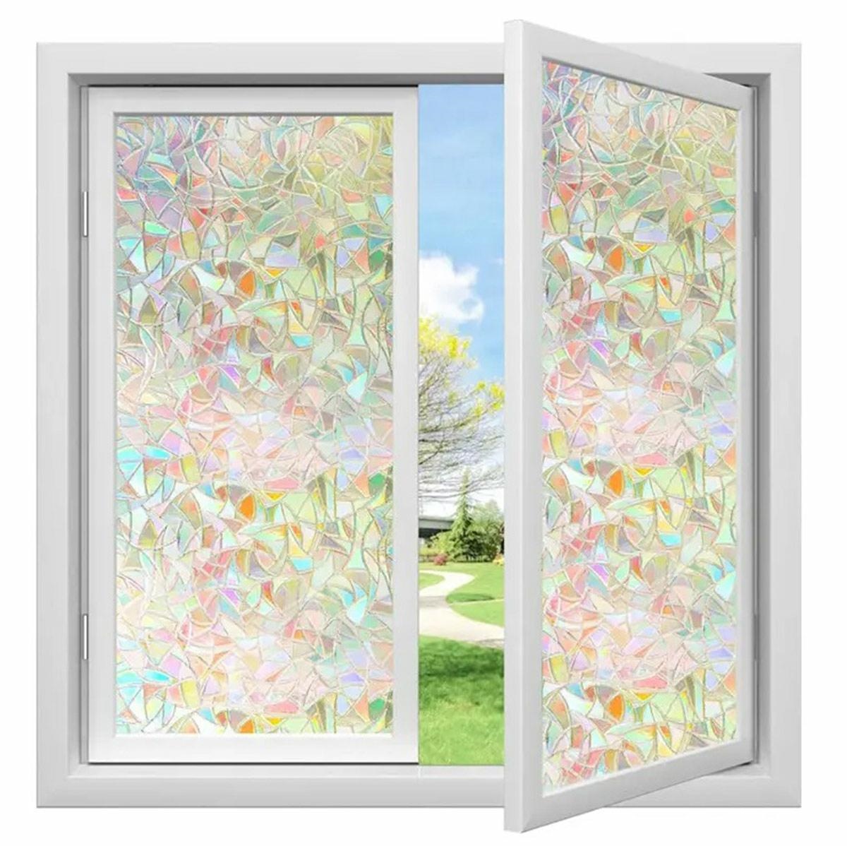 Langų plėvelė ag977, 200x45 cm, vitražo imitacija