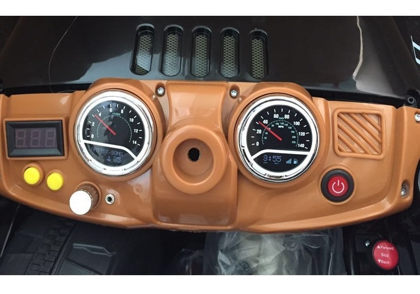 Elektromobilis vaikams jeep jj245, juodas