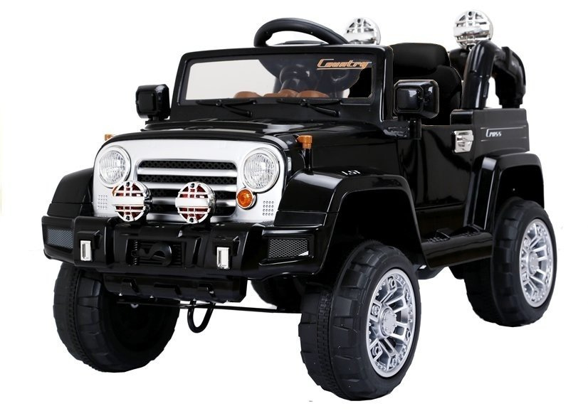 Elektromobilis vaikams jeep jj245, juodas