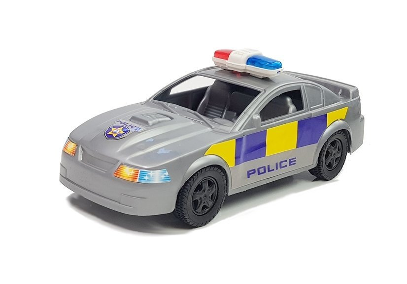 Policijos transporto priemonių rinkinys su šviesomis ir garsais