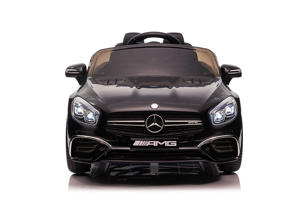 Vienvietis vaikiškas elektromobilis mercedes sl65 s, juodas