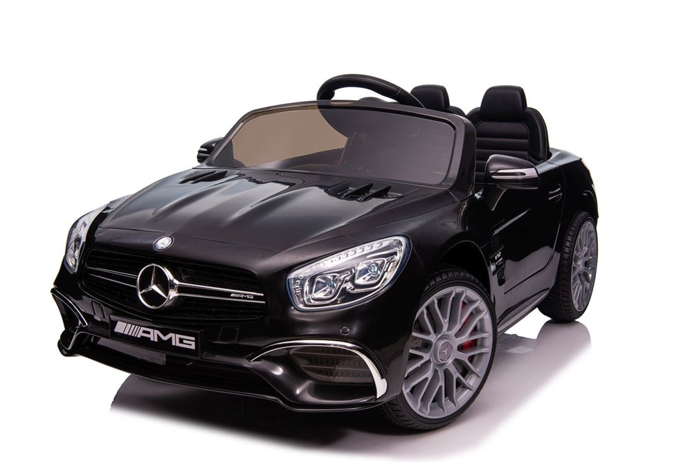 Vienvietis vaikiškas elektromobilis mercedes sl65 s, juodas