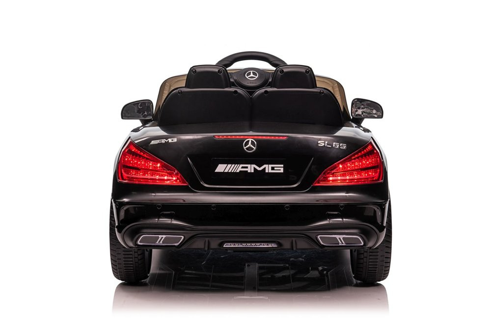 Vienvietis vaikiškas elektromobilis mercedes sl65 s, juodas