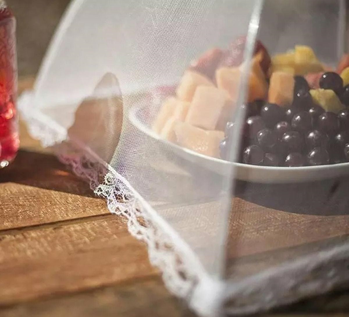 Maisto apsauginis tinklelis, baltas