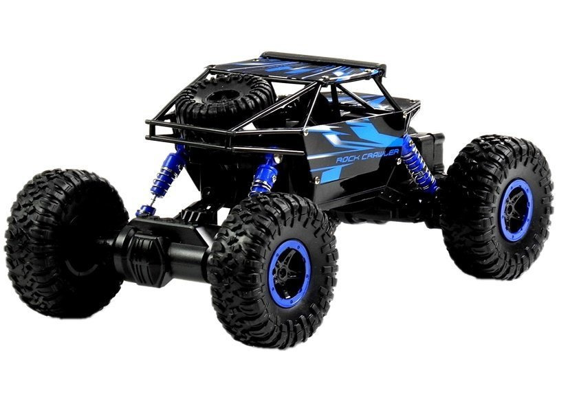 R/c monster car jeep 1:18  nuotoliniu būdu valdomas automobilis