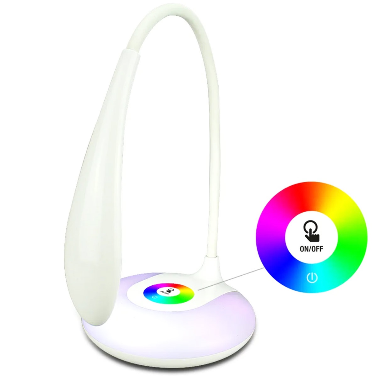 Stalinis led šviestuvas su rgb apšvietimu
