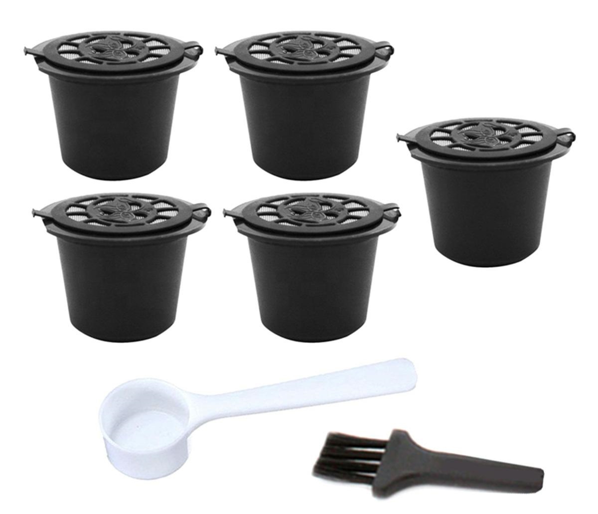 Daugkartinio naudojimo kavos kapsulės ag514c, suderinamos su nespresso, 5 vnt.