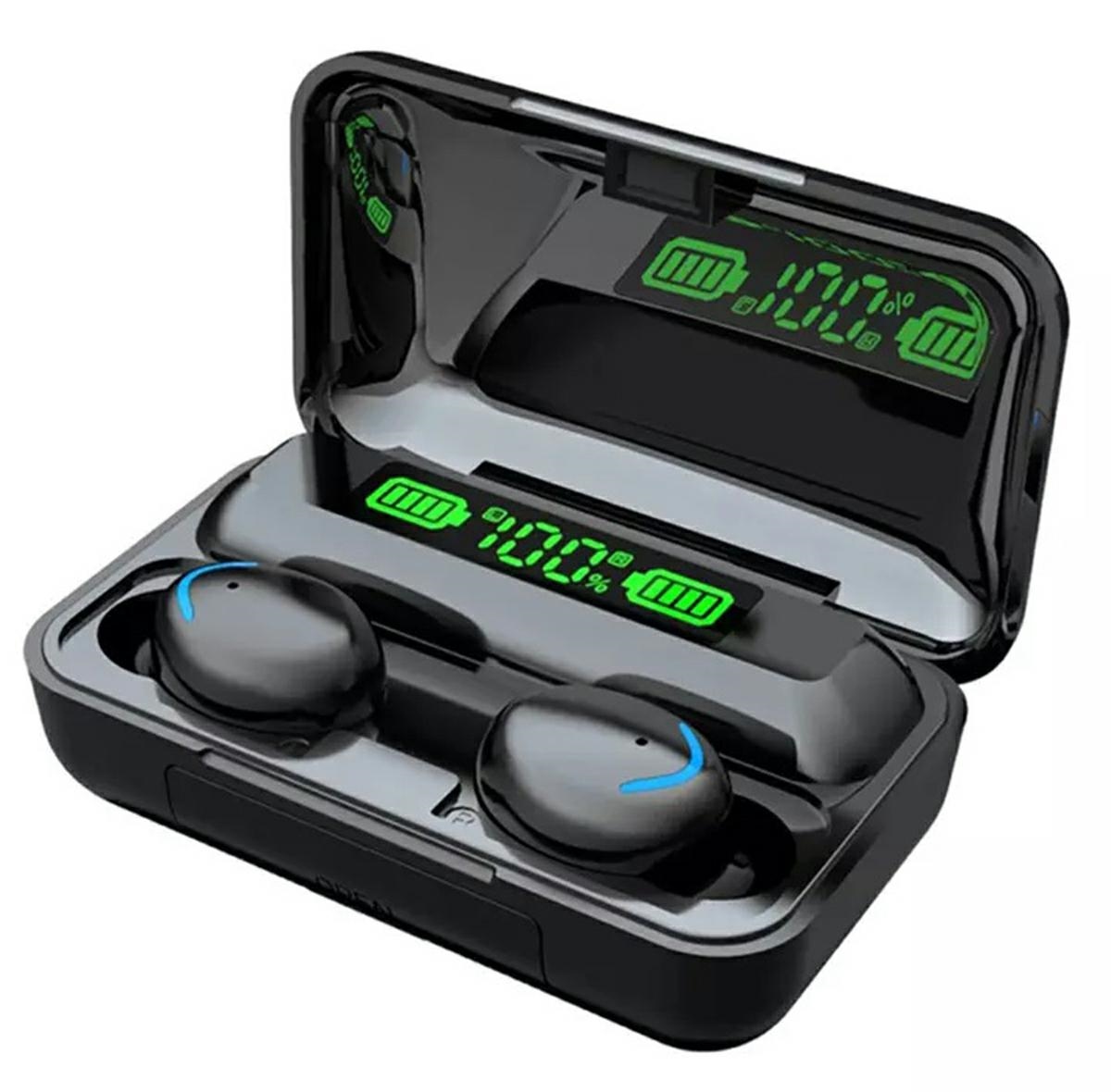 Tws belaidės ausinės su bluetooth 5.1 ir įkrovimo stotele