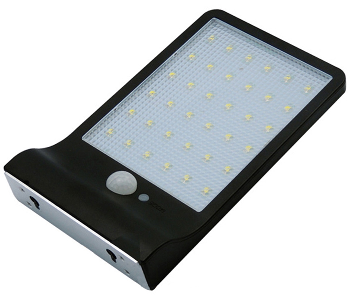 Lauko šviestuvas su 36 led ir saulės baterija