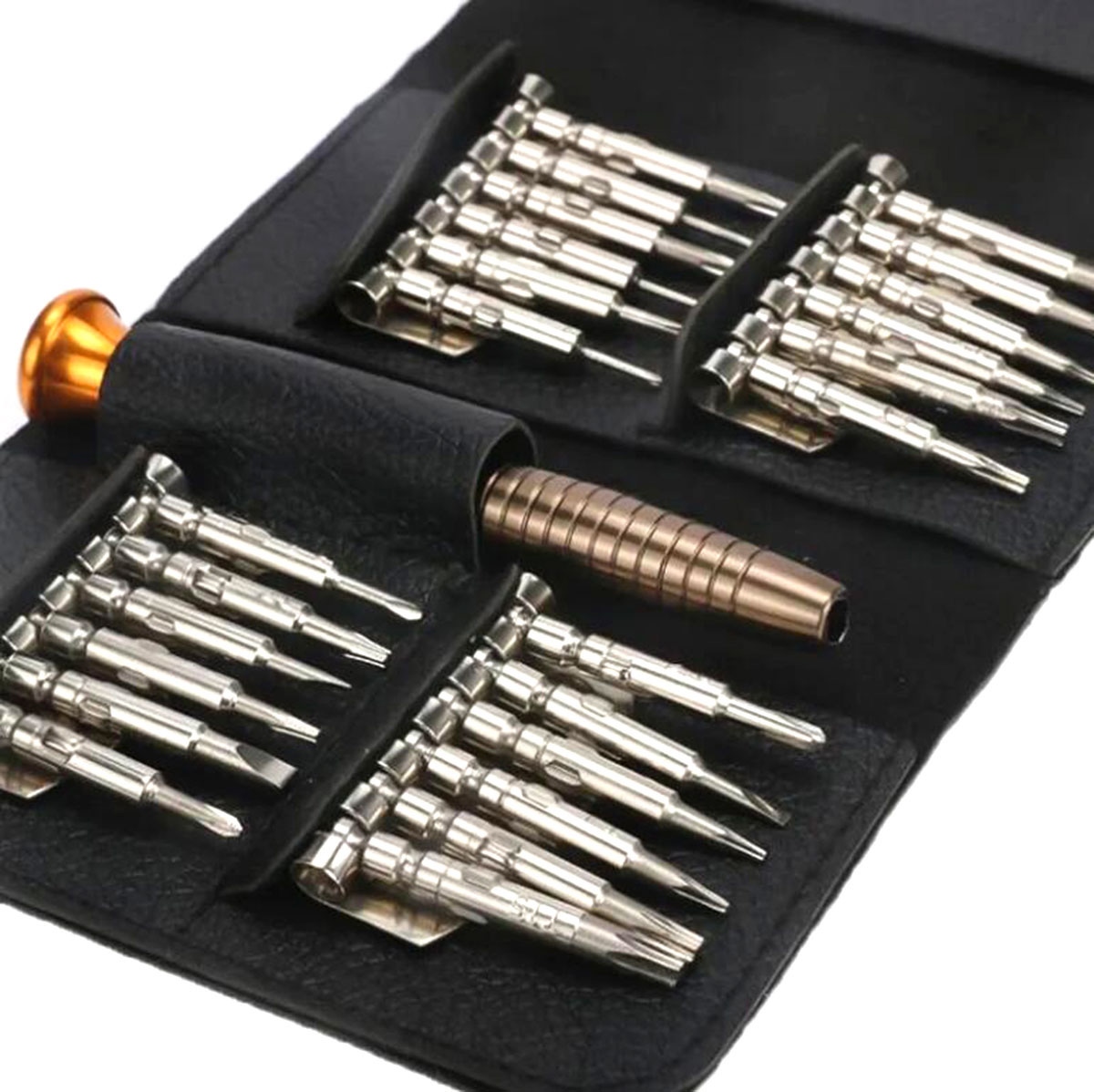 Torx atsuktuvų rinkinys su 24 antgaliais