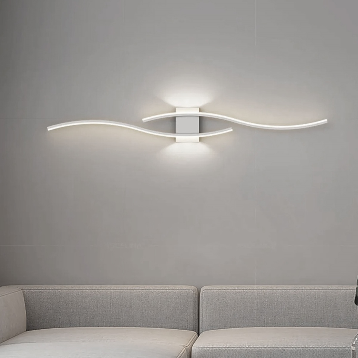 Sieninė led lempa zd150, 60 cm, 24w