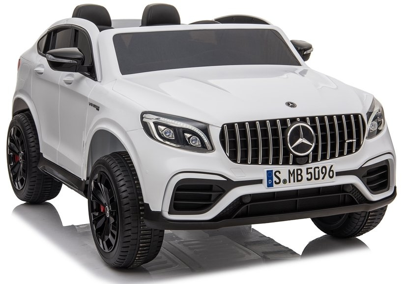 Elektromobilis vaikams mercedes glc 63s, baltas