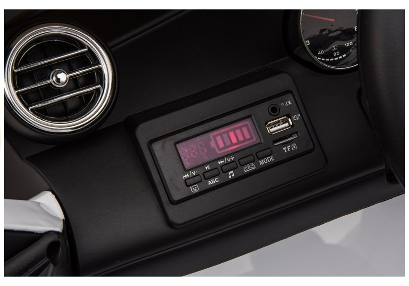 Elektromobilis vaikams mercedes glc 63s, baltas