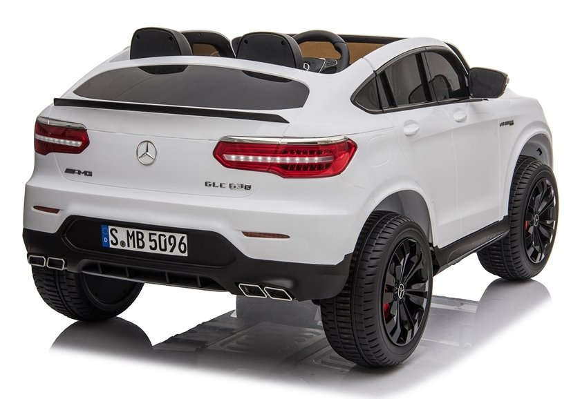 Elektromobilis vaikams mercedes glc 63s, baltas