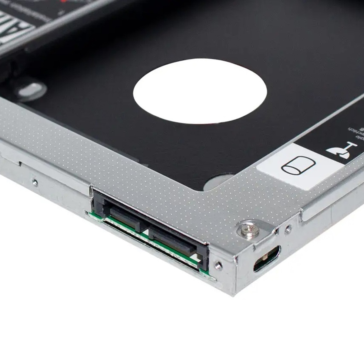 2,5 colio hdd/ssd dėklas nešiojamam kompiuteriui, 9,5 mm