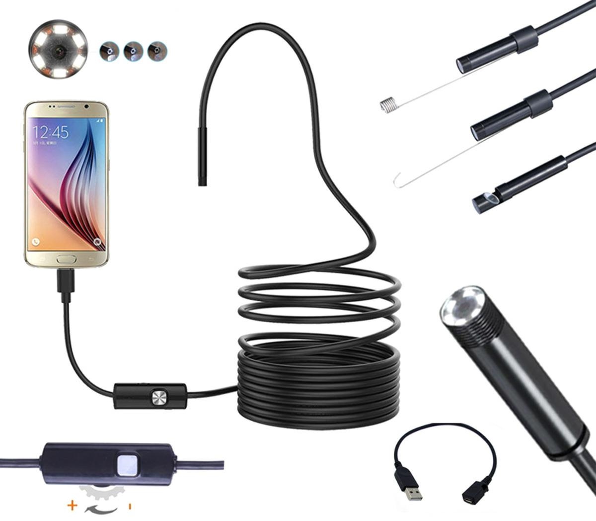 AK252A endoskopo kamera 5.5mm android