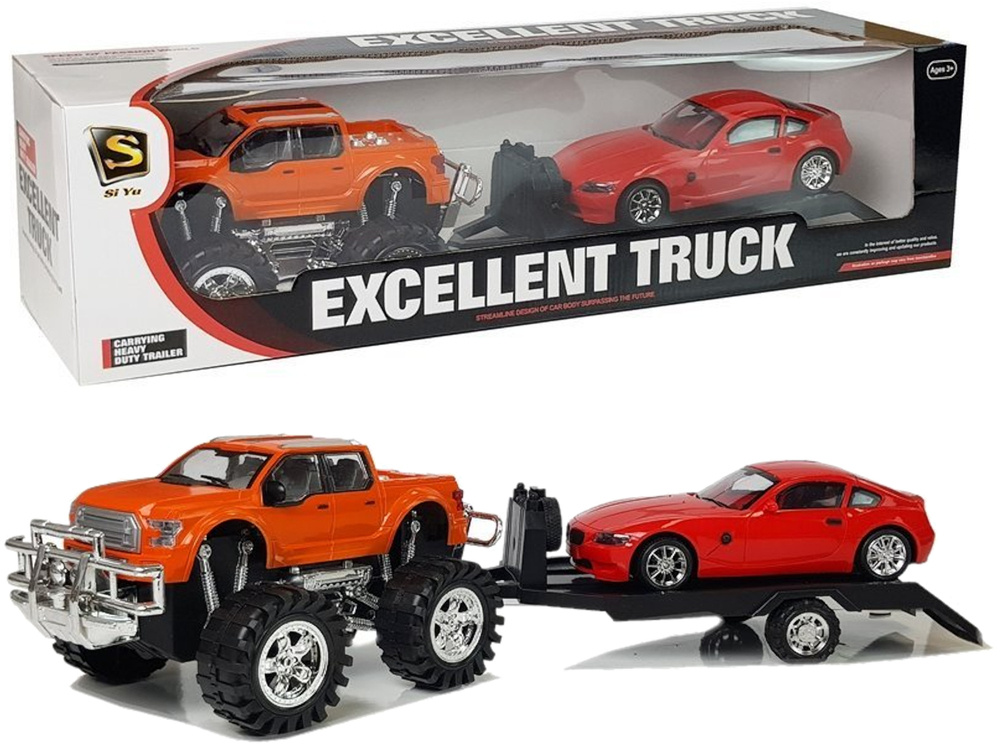 Automobilių komplektas monster truck, 58 cm