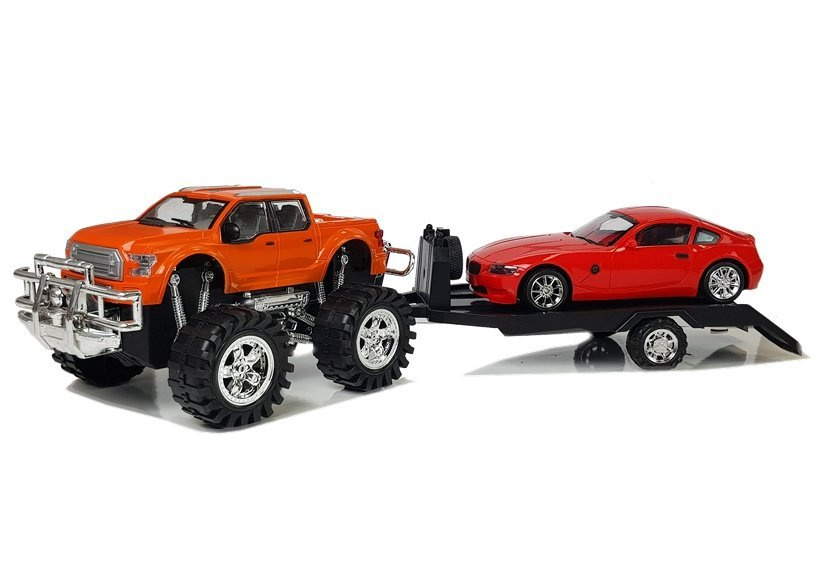 Automobilių komplektas monster truck, 58 cm