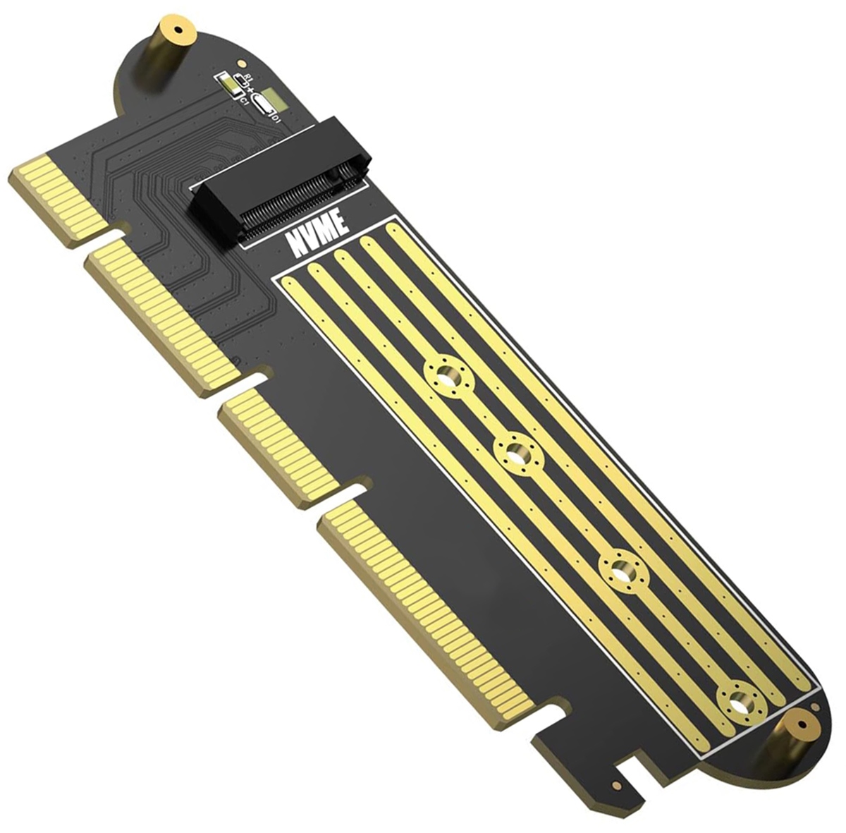 Adapteris m.2 nvme ak342 pci-e x16