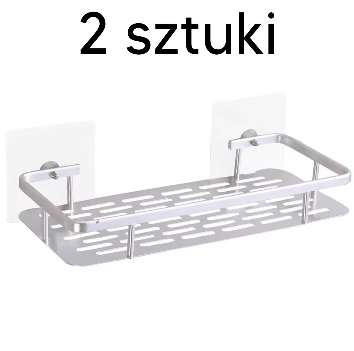 Pakabinamos lentynos voniai, aliuminio, 2 vnt.