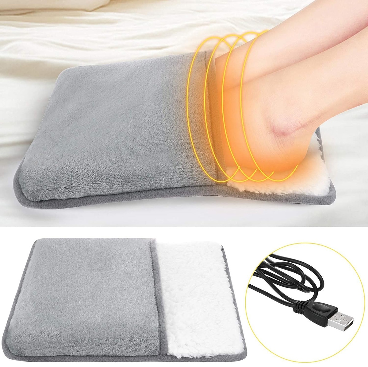 Elektrinis pėdų šildytuvas usb