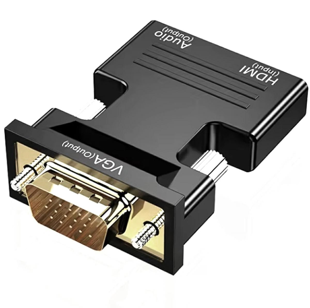 Vaizdo ir garso konverteris hdmi į vga (d-sub) su audio kabeliu