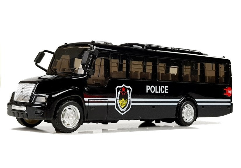 Policijos autobusas su lemputėmis