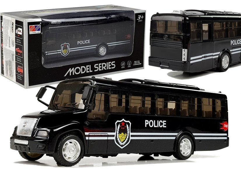 Policijos autobusas su lemputėmis