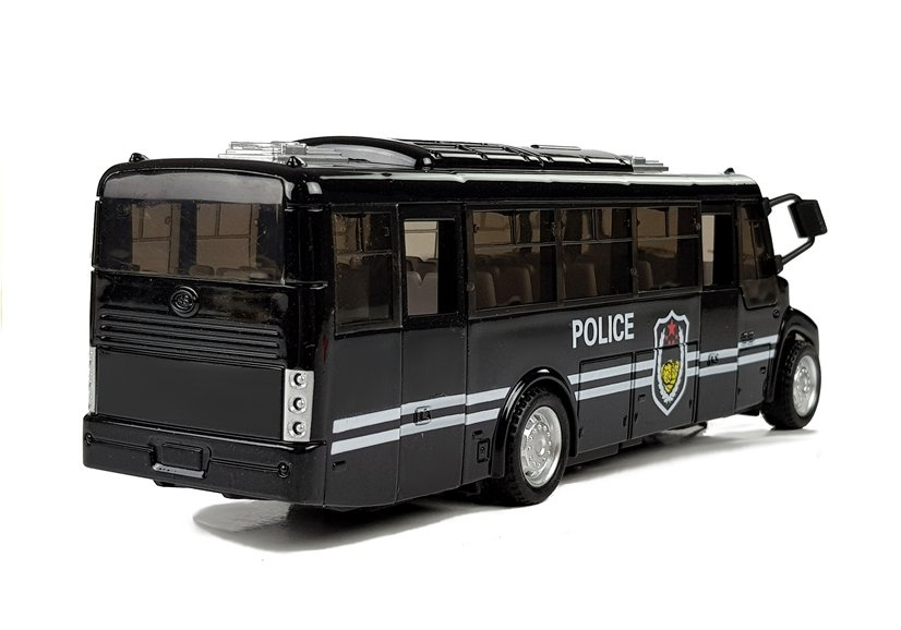 Policijos autobusas su lemputėmis
