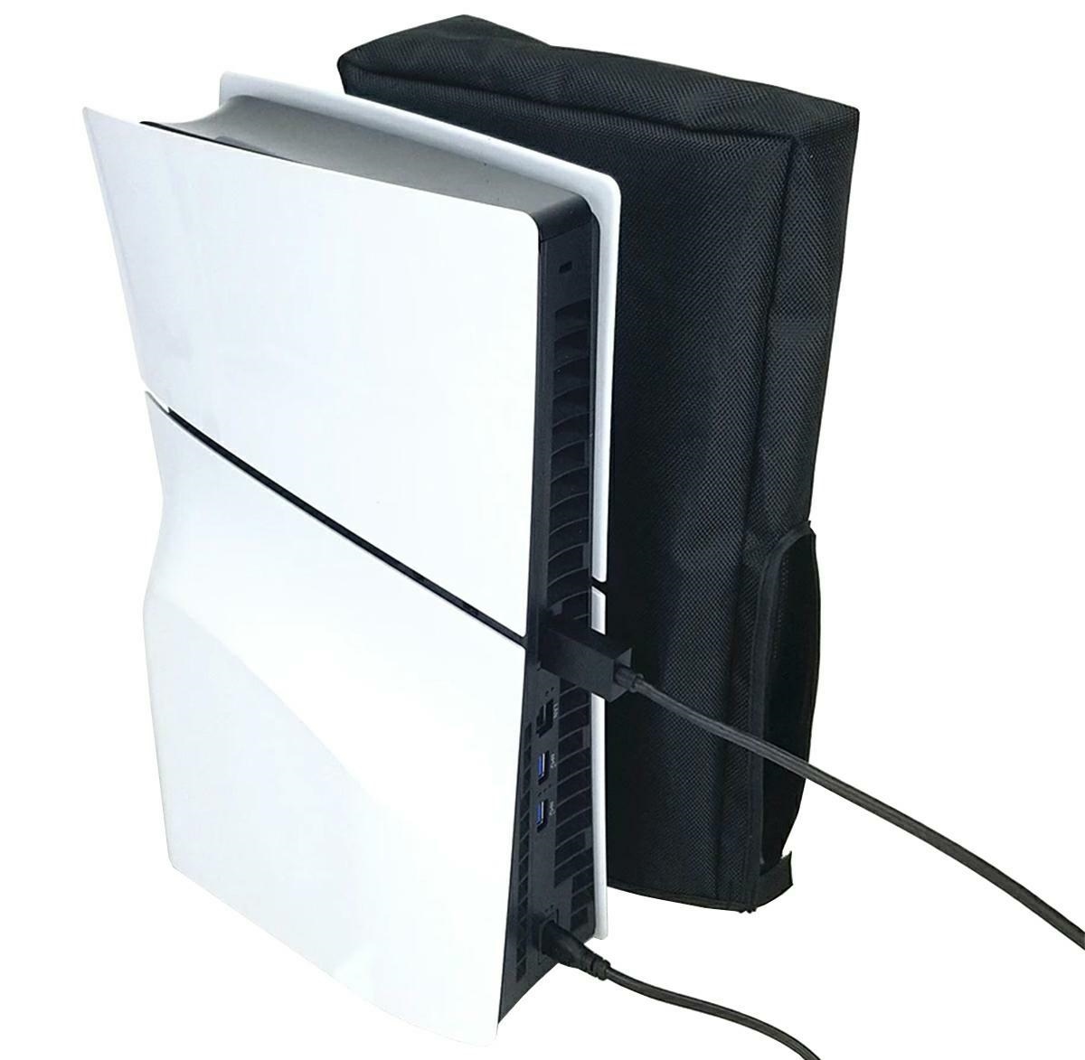 Dulkėms atsparus dangtis sony playstation 5 slim, vertikalus