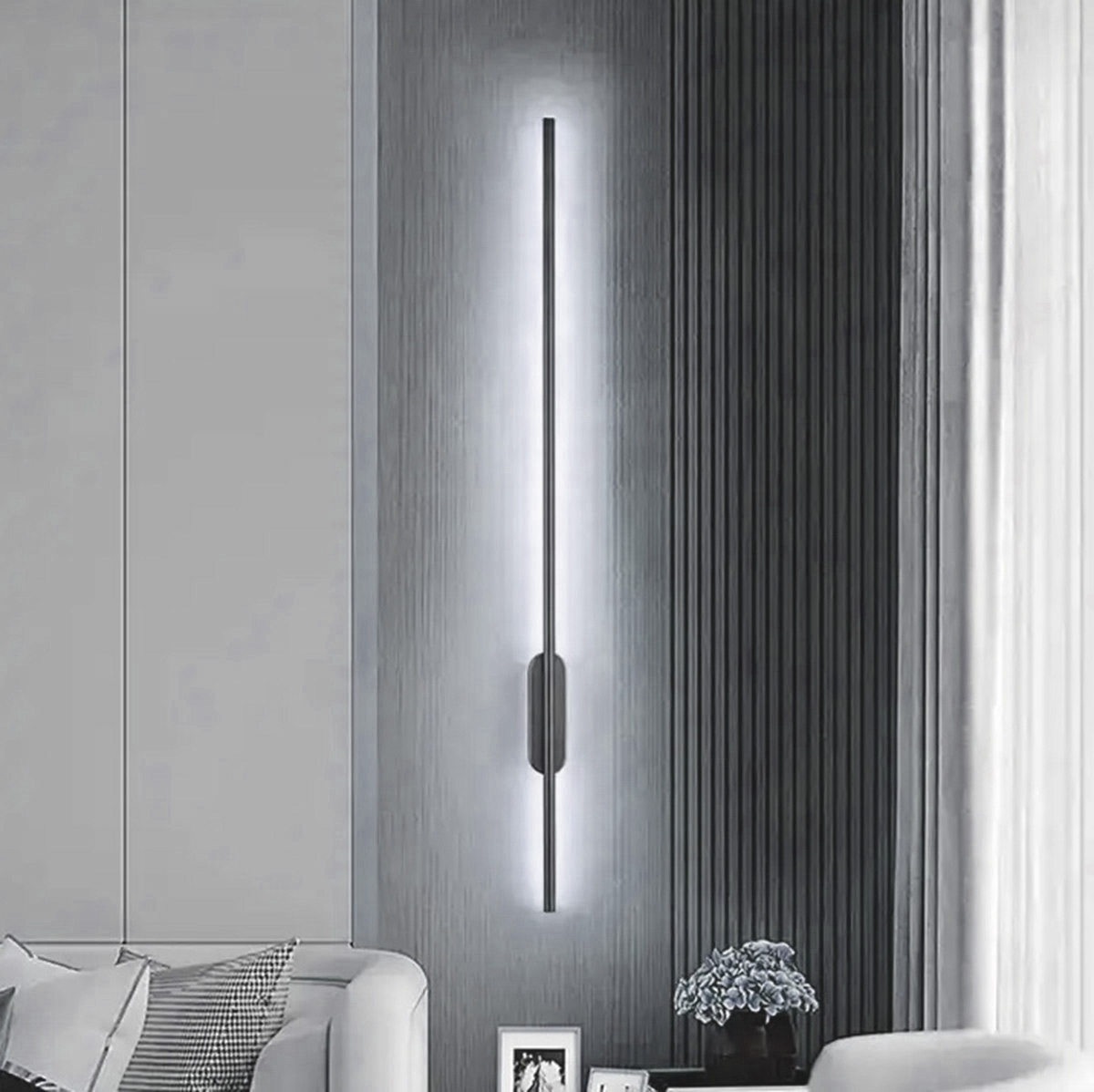 Sieninis šviestuvas zd116a led 100 cm 6000k